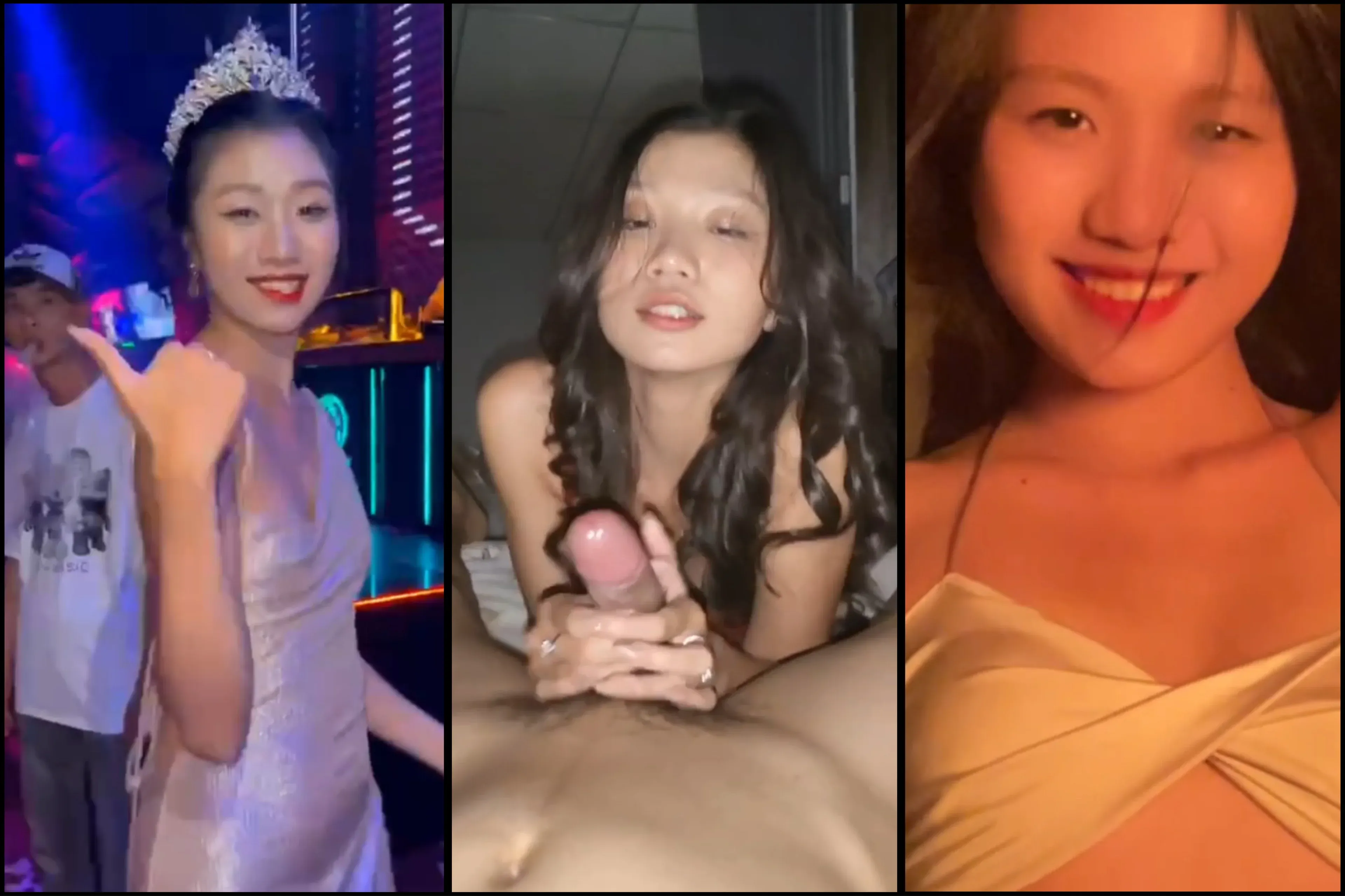 Ảnh thumbnail video [Hot] Thảo Trâm 2k5 sinh viên ăn chơi đi bar bủng bị gạ địt tung lồn bú cu nuốt tinh như nước